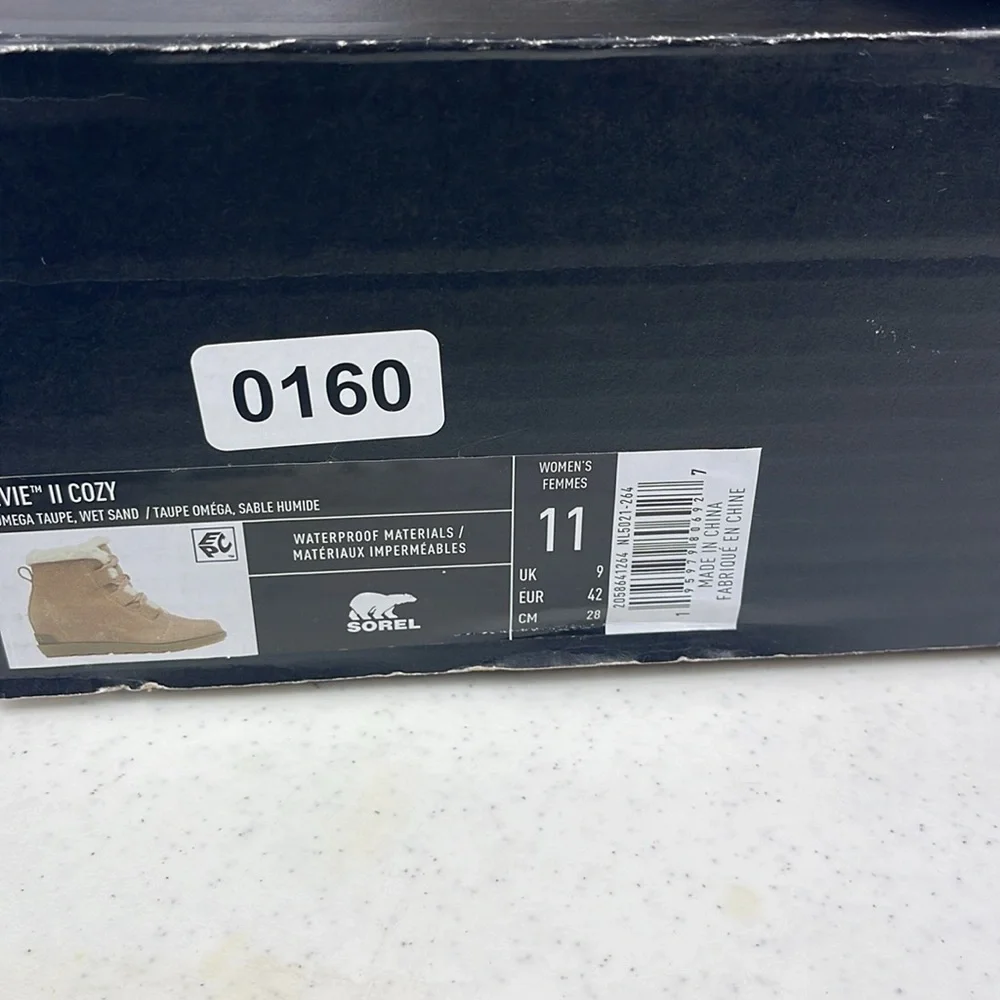 SOREL Women's Evie II Cozy Bootie Sz 11 Color Omega Taupe